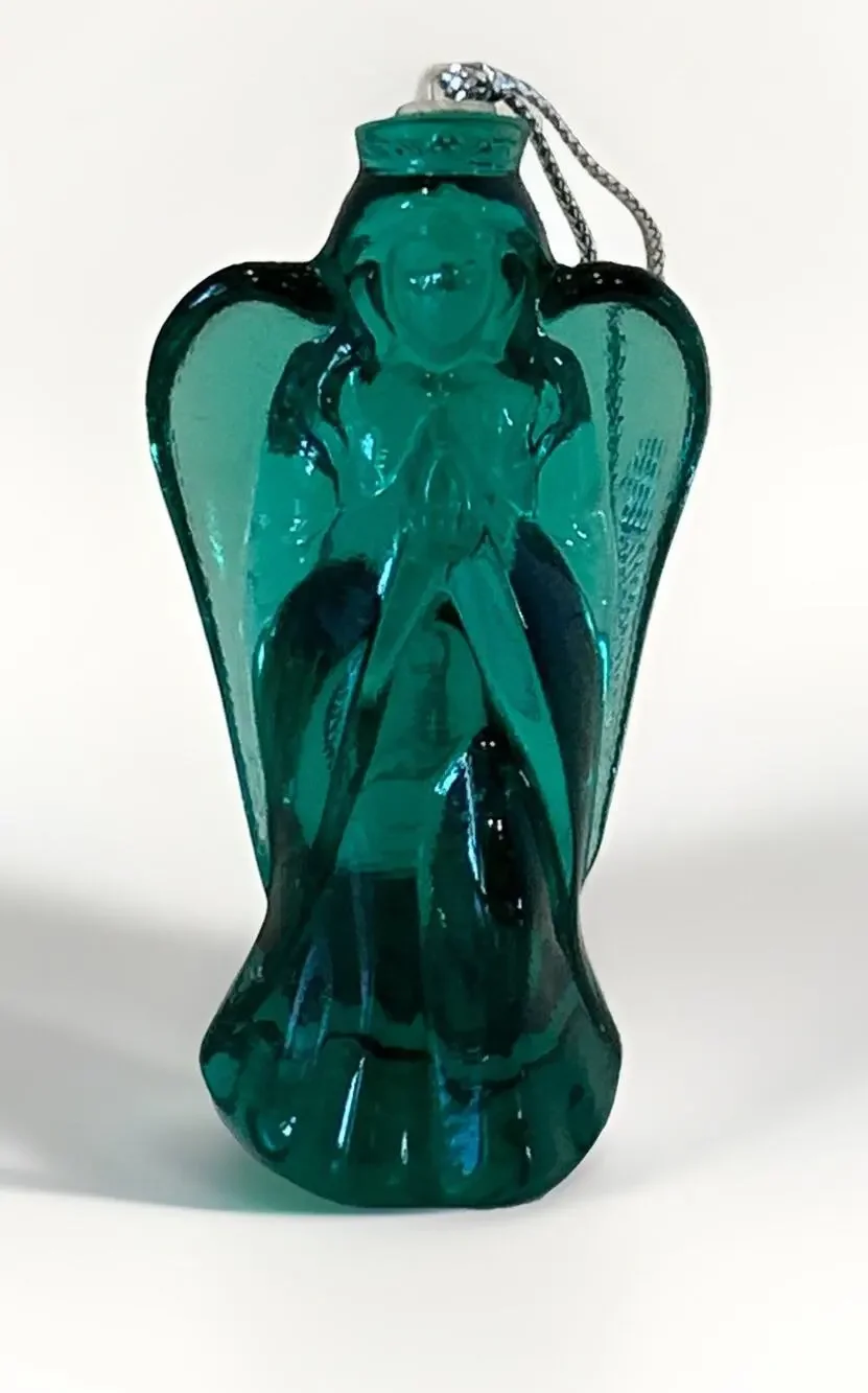 Extremely rare Vintage Lenox Herald Angel Figure-Green Ornament